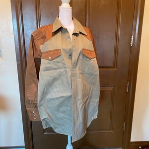 Mens heavy duty work shirt